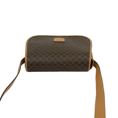 Pre-owned Celine Brown Leather Pvc Pochette Shoulder Bag ()