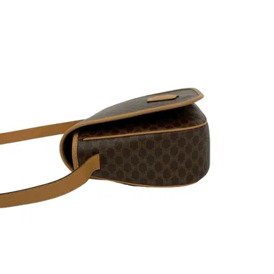 Pre-owned Celine Brown Leather Pvc Pochette Shoulder Bag ()