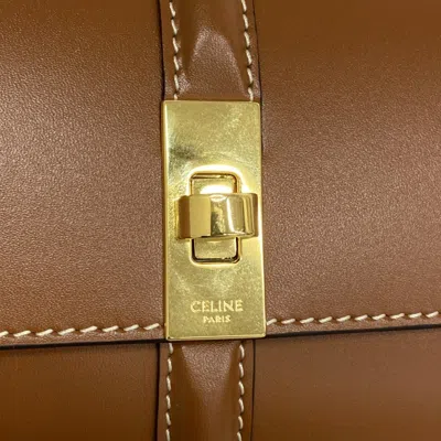 Pre-owned Celine Brown Leather Wallet (tri-fold) ()