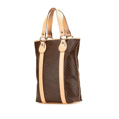 Pre-owned Celine Brown Pvc Leather Handbag Tote Bag ()