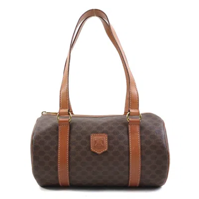 Pre-owned Celine Brown Pvc Leather Shoulder Bag ()