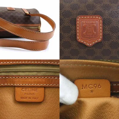 Pre-owned Celine Brown Pvc Leather Shoulder Bag ()