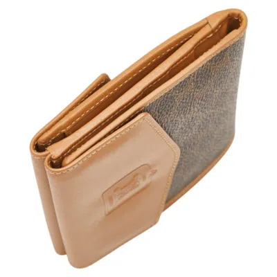 Pre-owned Celine Brown Pvc Leather Wallet (bi-fold) ()