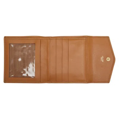 Pre-owned Celine Brown Pvc Leather Wallet (bi-fold) ()