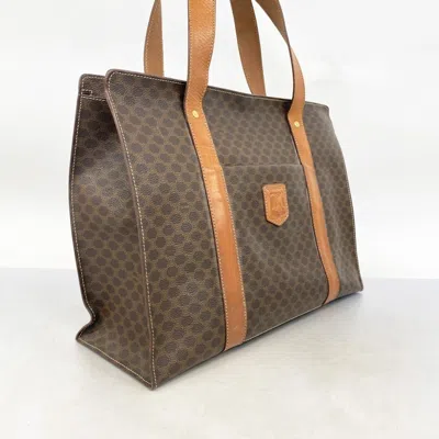 Pre-owned Celine Brown Pvc Tote Bag ()