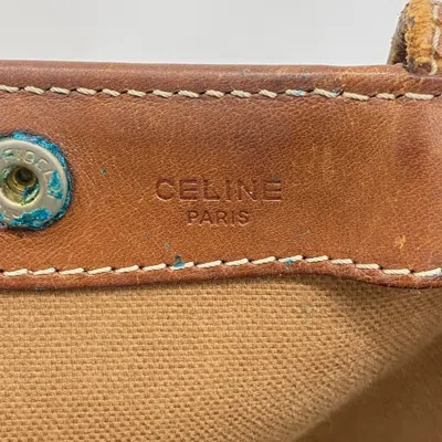 Pre-owned Celine Brown Pvc Tote Bag ()
