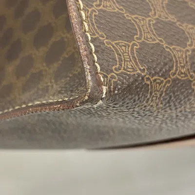 Pre-owned Celine Brown Pvc Tote Bag ()