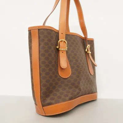 Pre-owned Celine Brown Pvc Tote Bag ()