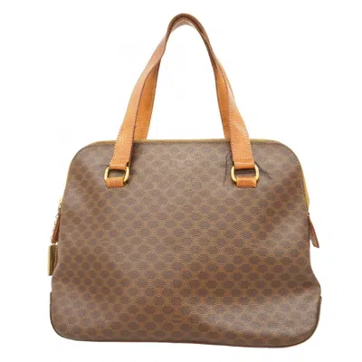 Pre-owned Celine Brown Pvc Tote Bag ()