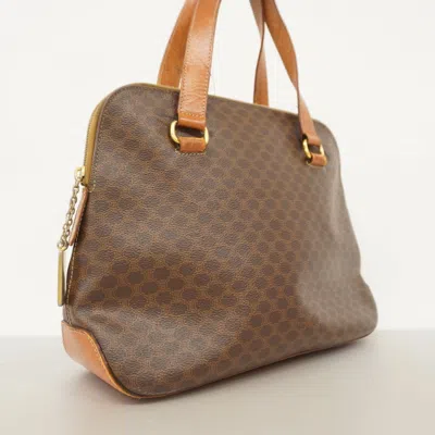 Pre-owned Celine Brown Pvc Tote Bag ()