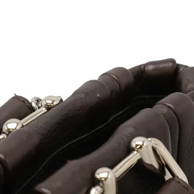 Pre-owned Celine Dark Brown Leather Handbag Shoulder Bag Tote Bag ()