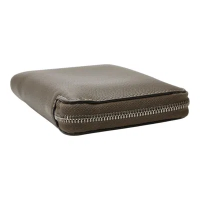 Pre-owned Celine Grayish Leather Wallet (bi-fold) ()