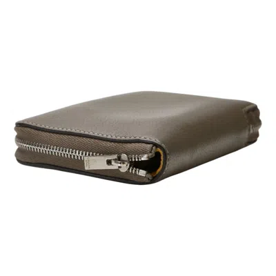 Pre-owned Celine Grayish Leather Wallet (bi-fold) ()