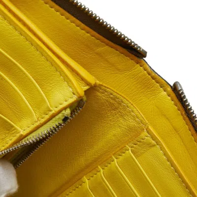 Pre-owned Celine Grayish Leather Wallet (bi-fold) ()