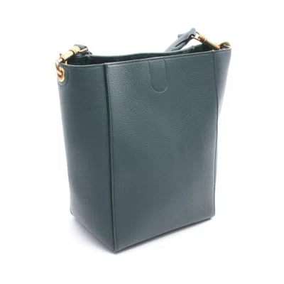 Pre-owned Celine Green Leather Shoulder Bag ()