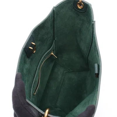 Pre-owned Celine Green Leather Shoulder Bag ()
