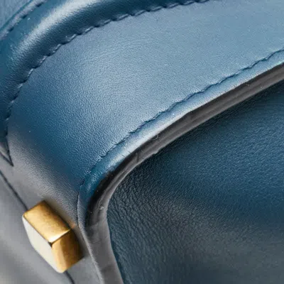 Pre-owned Celine Luggage Navy Black Leather Handbag Tote Bag ()