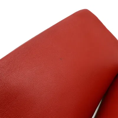 Pre-owned Celine Red Color Leather Pochette Shoulder Bag ()