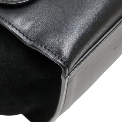 Pre-owned Celine Trapeze Black Leather Handbag Shoulder Bag ()