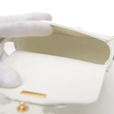 Pre-owned Celine White Leather Pochette Shoulder Bag ()