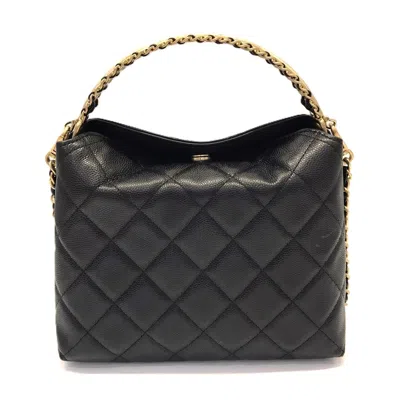 Pre-owned Chanel Black Leather Clutch Bag ()