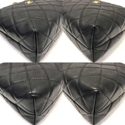 Pre-owned Chanel Black Leather Clutch Bag ()