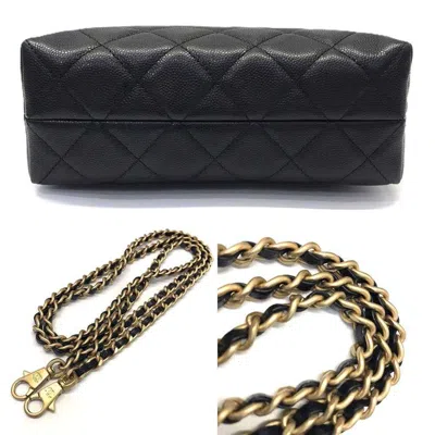 Pre-owned Chanel Black Leather Clutch Bag ()