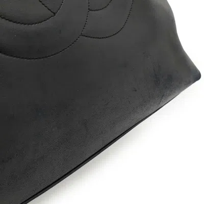 Pre-owned Chanel Black Leather Shoulder Bag Tote Bag ()