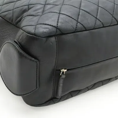 Pre-owned Chanel Black Leather Shoulder Bag Tote Bag ()