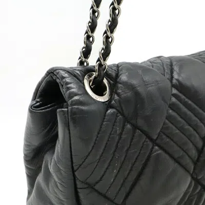 Pre-owned Chanel Black Leather Shoulder Bag Tote Bag ()