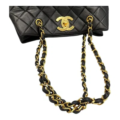 Pre-owned Chanel Black Leather Tote Bag ()