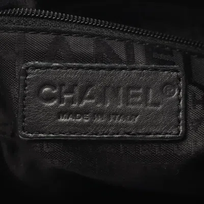 Pre-owned Chanel Black Leather Tote Bag ()