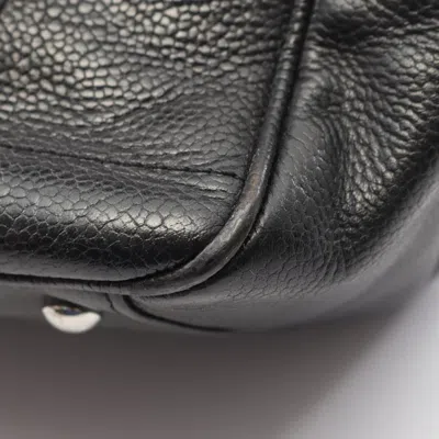Pre-owned Chanel Black Leather Tote Bag ()