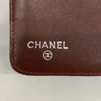 Pre-owned Chanel Black Leather Wallet (bi-fold) ()