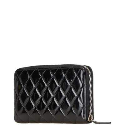 Pre-owned Chanel Black Long Wallet (bi-fold) ()