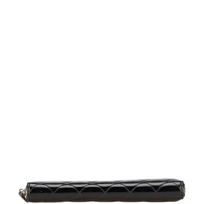 Pre-owned Chanel Black Long Wallet (bi-fold) ()