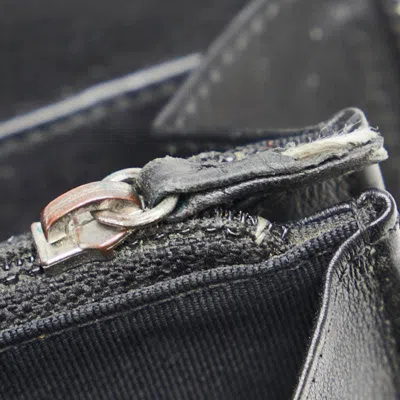 Pre-owned Chanel Black Long Wallet (bi-fold) ()