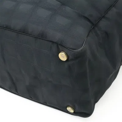 Pre-owned Chanel Black New Travel Line Leather Tote Bag ()