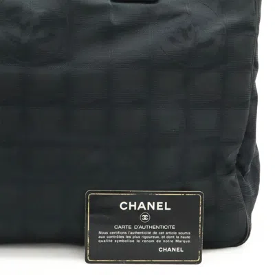 Pre-owned Chanel Black New Travel Line Leather Tote Bag ()