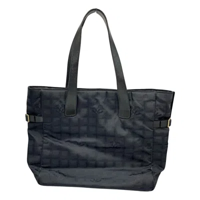 Pre-owned Chanel Black Nylon Tote Bag ()