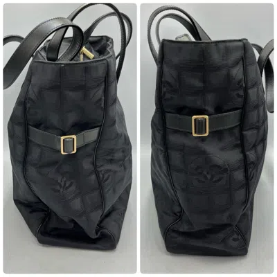 Pre-owned Chanel Black Nylon Tote Bag ()