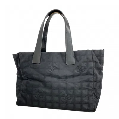 Pre-owned Chanel Black Nylon Tote Bag ()