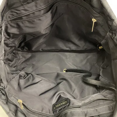 Pre-owned Chanel Black Nylon Tote Bag ()