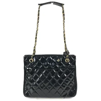 Pre-owned Chanel Black Quilting Shoulder Bag Tote Bag ()