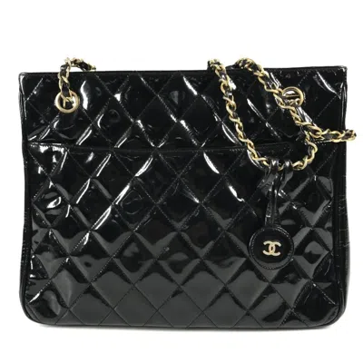 Pre-owned Chanel Black Quilting Shoulder Bag Tote Bag ()