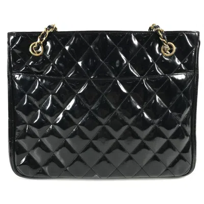 Pre-owned Chanel Black Quilting Shoulder Bag Tote Bag ()
