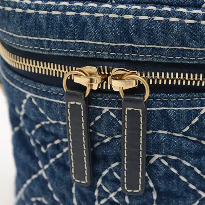 Pre-owned Chanel Blue Denim Handbag Shoulder Bag ()