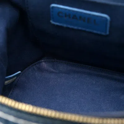 Pre-owned Chanel Blue Denim Handbag Shoulder Bag ()