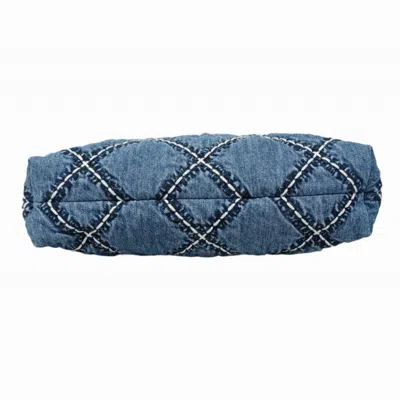 Pre-owned Chanel Blue Denim Shoulder Bag ()