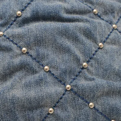 Pre-owned Chanel Blue Denim Shoulder Bag ()